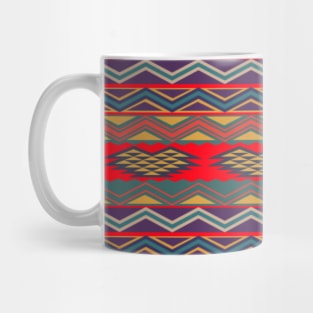 multicolored mexican pattern Mug